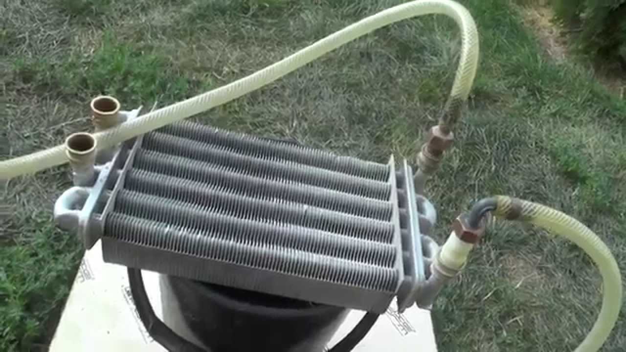 Промывка теплообменника газового котла